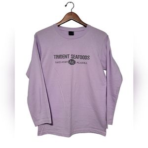 QuailHollow Women's Sweatshirt  Trident Seafood Sand Point Alaska Size Small.